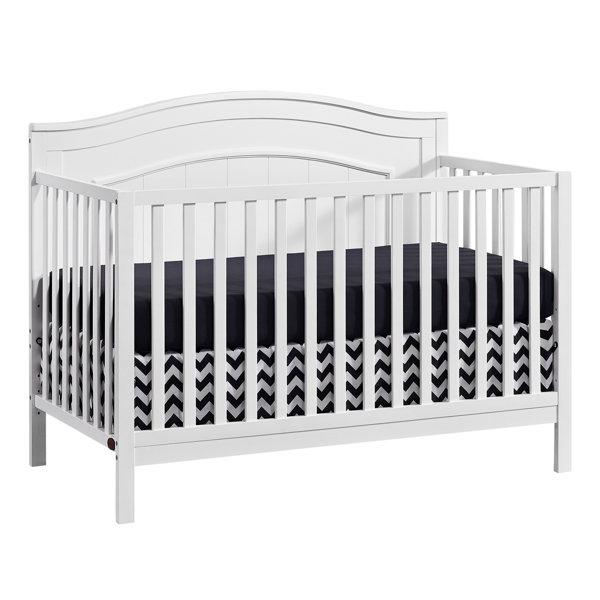 OxfordBaby 4 in 1 Convertible Baby Crib, Greenguard Gold Certified